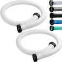 eBoot 2 Pcs 29060e Above Ground Pool Hoses 1.5" Diameter 59" Long Swimming Pool Pump Hose Replacement for Filter Pump, Saltwater System, Sand Filters Accessories(White)