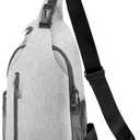 Crossbody Sling Bag for Women & Men, Waterproof Sling Backpack, Lightweight Shoulder Chest Bag for Hiking, Travel