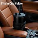 Tumbler with Lid and Straw 20oz, Stainless Steel Vaccum Insulated Water Bottle, Spill Proof Water Bottle with Retractable Straw, Travel Coffee Tumbler for Car Cup Holder - Leak Proof