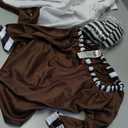 fun shack Girls Chocolate Factory Worker Halloween Costume, Kids Candy Movie Character Outfit for Trick-or-treating (Medium)