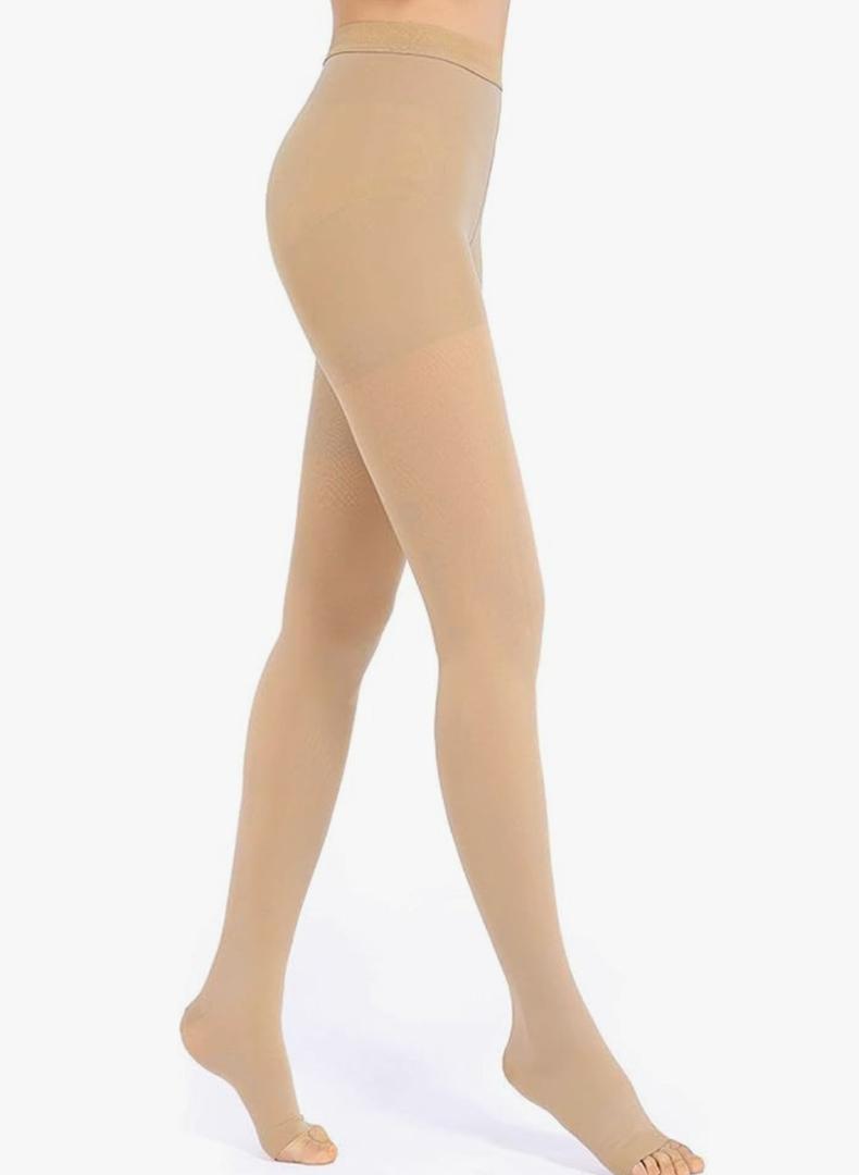 2PCS Compression Pantyhose for Women & Men, 20-30mmHg Compression Stockings XL