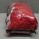 Red Fleece Throw Blanket 10890 for Couch Sofa Bed,Super Soft Cozy Plush Microfiber Flannel Blanket with Stripes Design Lightweight for Adults,Woman,Girls