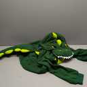 Dinosaur Adult Onesie - T-Rex Halloween Costume - Plush Dino One Piece Cosplay Suit for Adults, Women and Men Size S
