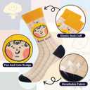 5 Pairs Funny Cotton Socks Crazy Colorful Crew Sock