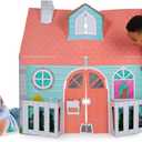 Pop2Play Kids Playhouse  Sturdy and Eco-Friendly Carboard House Folds Flat for Easy Storage  Role Play Toy for Girls and Boys