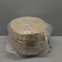 Vintage multi-purpose storage basket with lid, plant material hand-woven storage basket, suitable for bedroom, living room, bathroom, white