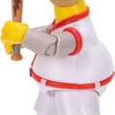 The Simpsons 5" Action Figure Baseball Homer with Bat and Removable Helmet Accessories Collectible Figure from Jakks Pacific's Wave #3 Officially Licensed