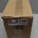 Glossy Gold Ceramic Vase Set of 2,Round Donut Hollow Flower Vases for Home Decor Accents,Modern Minimalist Centerpiece Table Decorations,Wedding,Living Room,Bookshelf,Office,Entryway