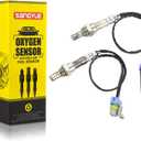 Oxygen O2 02 Sensor 1 & 2 for 2010 2011 2012 2013 2014 Chevrolet Chevy Equinox 2.4L GMC Terrain 2.4L Upstream + Downstream 2PCS