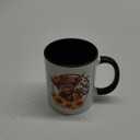 Whaline Highland Cow Mug Spring Cow Sunflower Coffee Mug Autumn Farmhouse Party Ceramic Cup for Home School Office Table Centerpieces Housewarming Gift, 12oz