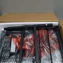 Furologee TV Stand with Power Outlets, Entertainment Center with Open Storage Shelves for TVs up to 55 Inch, Media Console Table with Soundbar Shelf for Living Room, Bedroom, Rustic Brown