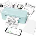 Labeer Bluetooth Thermal Label Printer, 4x6 Wireless Label Printer for Shipping Packages, Small Business Office or Home, Compatible with Windows, Mac, Android, iOS, Shopify, Etsy, UPS (Green)