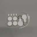 Air Tracker Tags-4 Pack for Android, Item Locator Key Finder Works with Find Hub App, Luggage Tracker for Keys, Wallet, Suitcase, IP67 Waterproof, Compatible with Android Phone