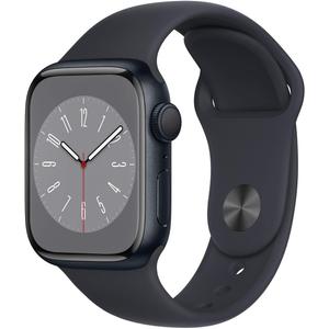 Apple Watch Series 8 [GPS, 41mm] - Midnight Aluminum Case with Midnight Sport Band, M/L