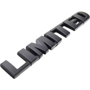 Metal Black Limited Emblem Badge Exterior Trim Decal for Toyota Tundra Sienna Tacoma Highlander 4runner RAV4 Side Rear Trunk Tailgate 5.5 x 0.75 inches