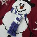 Sovoyontee Women's Cute Ugly Christmas Oversized Sweater Dress with Pockets, Tribal Pattern (L)