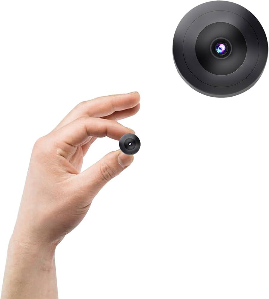 1pcs Only 0.9 inch Hidden Camera with Audio/Video Mini Small Spy Home Indoor Use Cam Night Vision Motion Detection Baby Monitor Wireless Outdoor Nanny WiFi espias ocultas Security Secret (1, mini)