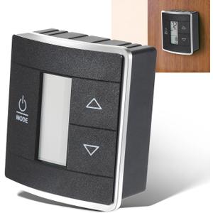 3316250.712 RV Single Zone Wall Thermostat Replacement for Dometic RV/Camper/Trailer Conditioners with Digital Temperature Display, Black