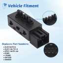 6 Way Power Seat Adjustment Switch Driver Side Passenger Side Compatible with 2005-2016 Ford, Lincoln, Mercury, Replacement for 9L3Z-14A701-A, 5F9Z-14A701-AA, PSW5