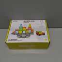 Magnetic Tiles, 40PCS Magnetic Blocks Set Including 1 Cars, Educational Magnets Tiles Toys Boys Girls Kids Ages 3 4 5 6 7 8 9+ Year Old