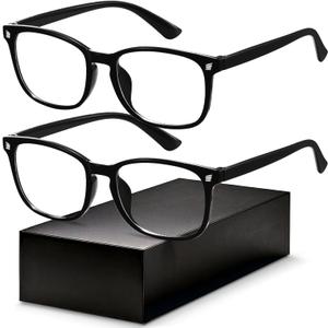 Gaoye Eyewear Frames for Men - Blue Light Blocking Square Glasses, Anti UV Ray Computer Gaming, Blue Blockers for Women