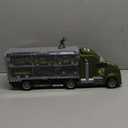 JOYIN 25 in 1 Military Kids Truck Toys for Age 3+, Toddler Boy Toys, Army Men Tanks Set with Soldier Men, Mini Battle Cars in Carrier Truck with Lights and Sounds, Gifts for Grandkids, Easter Basket