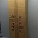 ZSMINGHUI Rectangle K9 Crystal Chandelier Modern Rectangular Pendant Lighting Fixture for Dining Room Kitchen Island Bedroom Black 40'' 8-Light E12