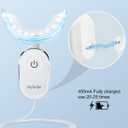 MySmile Teeth Whitening Accelerator Light, 28 LED Blue Light, Each 10 Minutes, USB Charger, Mouth Trays, 1 Pcs LED Light & 4ml Gel