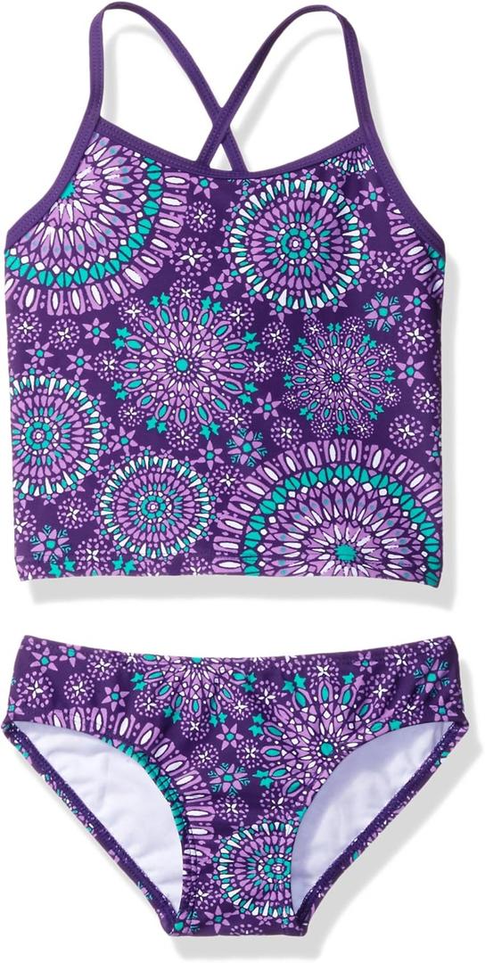 Kanu Surf Melanie Beach Sport 2pc Banded Tankini Swimsuit