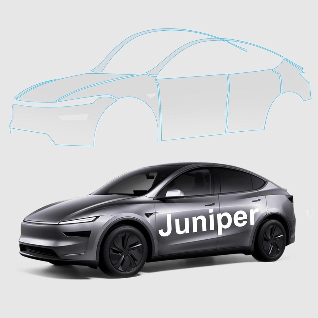 Precut Full Coverage PPF for 2025-2026 Tesla Model Y Juniper | Self-Healing TPU Invisible Paint Protection Film, UV Scratch Dropping Resistant Exterior Car Accessories