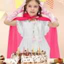 Princess Dress Up for Little Girls Birthday Gifts Costumes Cape Set with 9 Pieces Accessories (M)