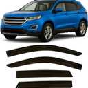 2015-2024 Tape-On Rain Guards for Ford Edge Extra Thick Side Window Deflector Visors SE SEL ST ST-Line Titanium 2016 2017 2018 2019 2020 2021 2022 2023