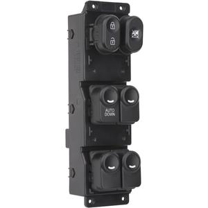 Power Master Window Switch Control Button Front Left Driver Side Compatible with 2011 2012 2013 2014 2015 2016 2017 Hyundai Accent, Replacement OEM 93570AP1R101, 93570-1R111, 1 Auto, 16 Pins