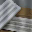 Lovdeco Carrara 1" X 12" Marble Quarter Round Tile Liner, Edge Trim Molding for Shower and Backsplash, Bullnose Tile Trim Polished, 6 Pcs/Box