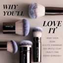 Professional Makeup Brushes BS-MALL with Travel Case, Premium Synthetic Foundation Brushes, Concealer Blush Eyeshadow Brush Kit, Labeled for Beginners & Pro, Ideal for Daily Makeup & Gift