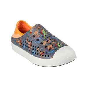 Skechers Kids Boy's Guzman Steps-Lil Dino Sneaker, Charcoal/Orange
6