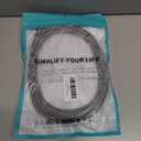 2 x 26FT 60W USB C to USB C Right Angle Fast Charging Cable,Long Cord Nylon Braided, Type C Charger Cord for,Apple-iphone 15,Sam-sung GalaxyS24 S23 S22 A15,iPad Pro/Air,Pixel 5/4 XL,One-Plus 8T,PS5 (Grey)