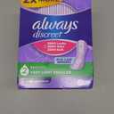 Always Discreet Incontinence Panty Liners for Bladder Leaks, Size 2, Very Light Absorbency, 120 Count