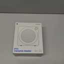 Gaiatop Mini Space Heater, Lightweight PTC Ceramic Fast Heating 500W Energy Efficient for Indoor Use, Overheating & 45° Tip-Over Protection, Portable Desk Electric Heaters for Office Home Black