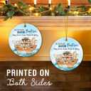 Christmas Baptism Ornament 2025 - Noah's Ark Baptism Gifts for Baby, Boys, Girls, Christening Gifts for Son, Daughter - Ceramic Religious Godchild Ornament from Godparents Hanging Decorations