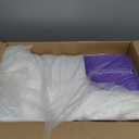 100% Natural Talalay Latex Pillow, Luxury Standard Size Medium Support Sleeping Bed Pillow for Side, Back, and Stomach Sleepers, Extra Soft Latex Foam Pillow, Removable Breathable Cotton Cover