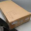 32" W Farmhouse Shoe Storage Cabinet with 2 Flip Drawers and Barn Door Design, Adjustable Shelves, Hidden Slim Narrow Shoe Rack Cabinet for Entryway, Foyer, Hallway, Living Room, Rustic Walnut