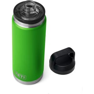 YETI Rambler 26 oz Bottle, Vacuum Insulated, Leakproof, Stainless Steel with Chug Cap (Canopy Green)