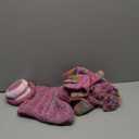 HONGTEYA Kids Winter Hat Gloves Scarf Set, Unisex Baby Kids Velvet Lined Neck Warmer With Earmuff for Boys Girls 3-15 (9-15 Years, Rainbow Mix)