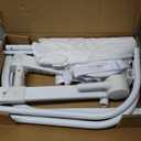 Baby Bed Rail Guard for Toddlers -47" Toddler Bed Rails for Twin, Full, Queen, King Bunk Size Bed Swing Down Bedrail Extral Tall Child Safety Side Railing Guards for Kids (White)