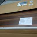 Washer Dryer Countertop, 27.5" D x 54" W Washer and Dryer Topper Covers with Edge Rails, Wood Laundry Room Countertop Shelves for Laundry Room Organization and Storage (Brown), 54.01" x 26.01" x 2.17"