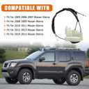 Rear Right Side Door Lock Actuator Assembly Compatible with 2005-2015 Nissan Xterra, Driver Side Door Lock Latch Actuator Replace for 82501-ZP70A 82501ZP70A 82501-EA000 (Left Driver Side)