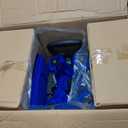 Blue Beach Wagon with Big Wheels for Sand - Heavy Duty 10" Wheel Collapsible Wagons Foldable Large Wagon Cart Folding All Terrain for Camping