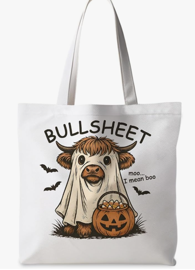 Halloween Tote Bag, Halloween Gifts for Women, Horror Tote Bag, Reusable Grocery Bags Shopping Bags