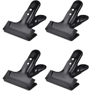 Backdrop Spring Clamps - 4 Pack of 4" Heavy Duty Clips for Photography Background Stands, Woodworking & Home Improvement Projects